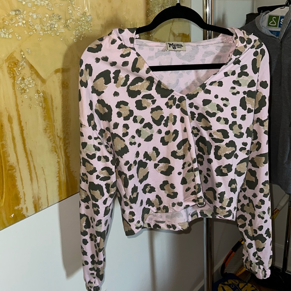 Show me your mumu cropped hoodie